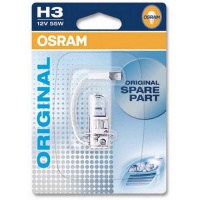 Автолампа галогенная OSRAM H3 12V 55W (2шт.)