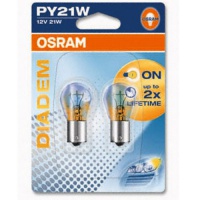 Автолампа галогенная OSRAM PY21W DIADEM 12V 21W (2шт.)