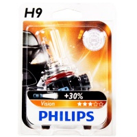 Автолампа галогенная PHILIPS H9 12V 65W  (2шт.)