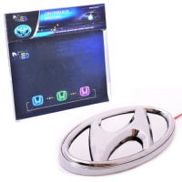 LED эмблема трехмерная для Hyundai Elantra (2шт.)