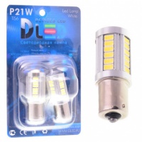 Светодиодная автомобильная лампа DLED 1156 - P21W 27 SMD5630 (2шт.)