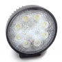 Фара рабочего света круглая 8 led 24w (2шт.)